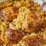 Chicken Thighs and Rice