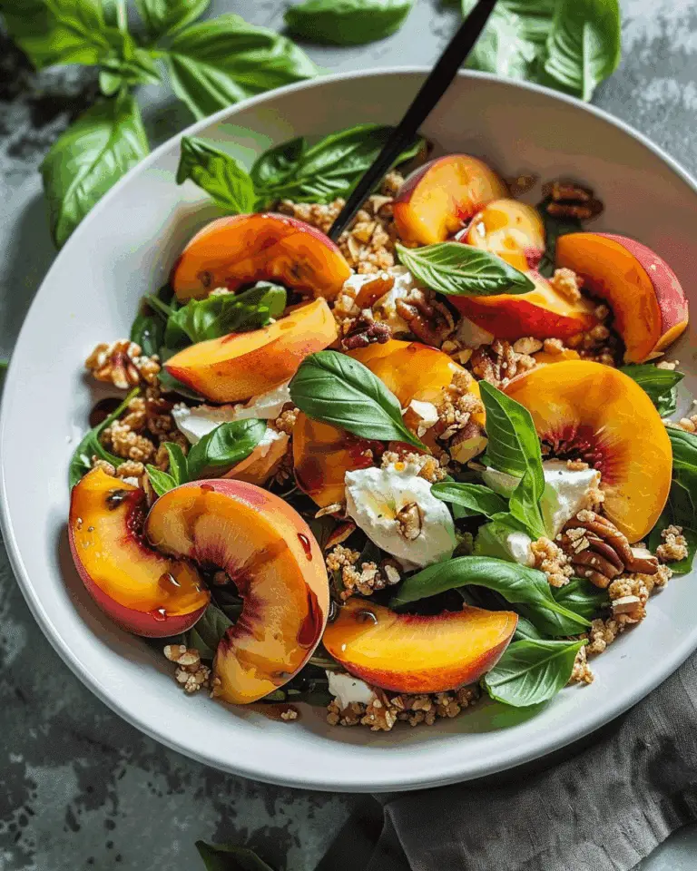 Millionaire Peach Salad Recipe