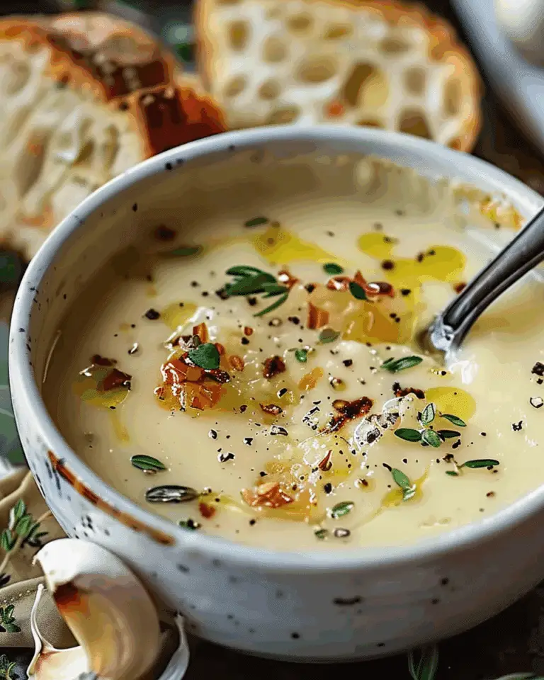 Savory French Garlic Soup