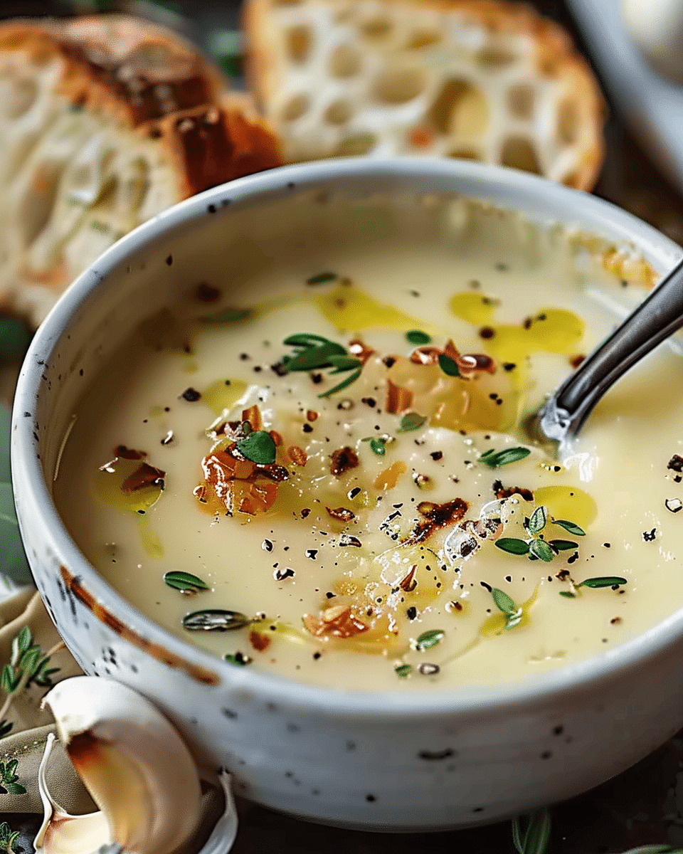 Savory French Garlic Soup