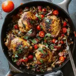 Skillet Chicken With Black Beans
