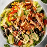 Spicy Southwest Salad (with Spicy Ranch Dressing)