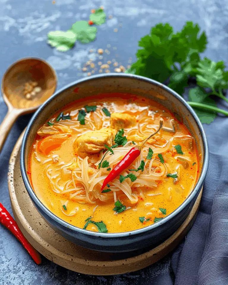 Thai Coconut Curry Soup