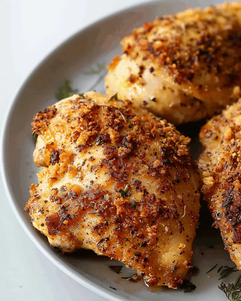 Air Fryer Garlic Parmesan Chicken