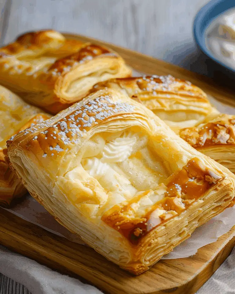 Flaky Puff Pastry Cream Cheese Danish Delight