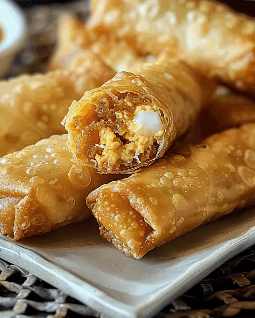 Golden Brown Egg Rolls