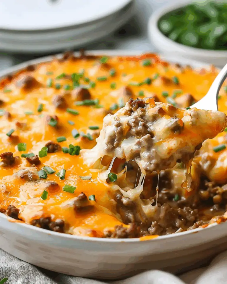 5-Ingredient Ground Beef Casserole Recipe