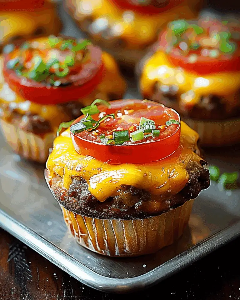 Cheeseburger Muffins