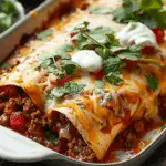 Easy Ground Beef Enchiladas