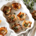 French Onion Soup Bites (Phyllo Cups)