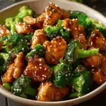 Honey Garlic Chicken and Broccoli