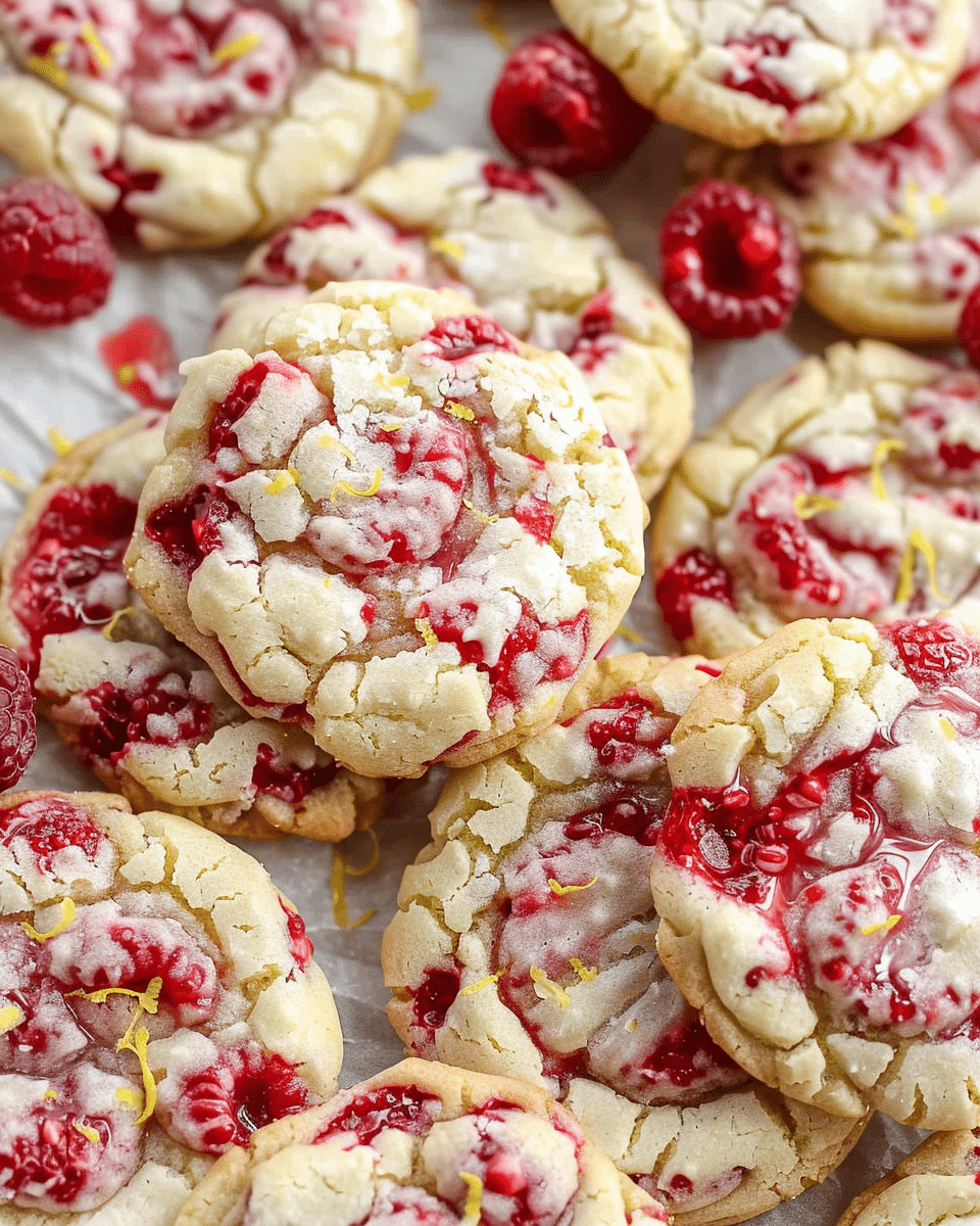 Lemon Raspberry Cookies