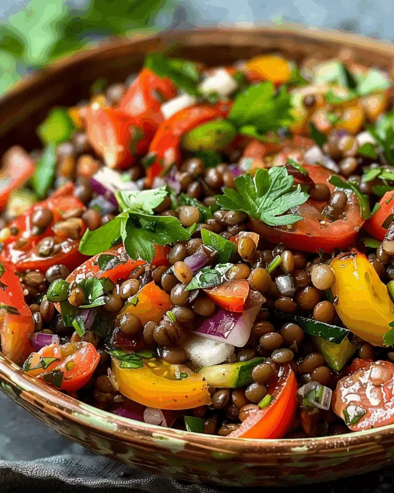 Lentil Salad with Roasted Vegetables Recipe: A Must-Try!