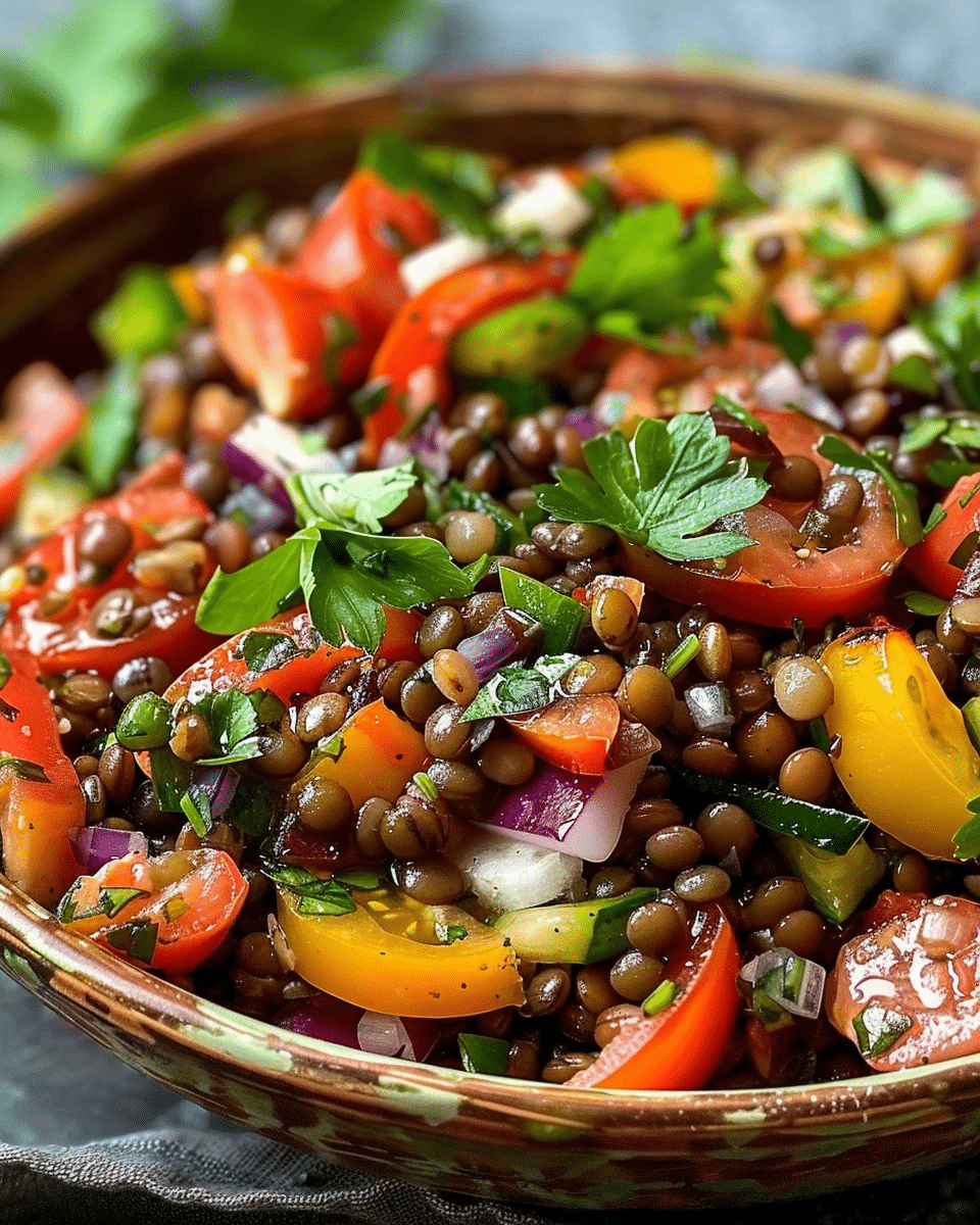 Lentil Salad with Roasted Vegetables Recipe: A Must-Try!