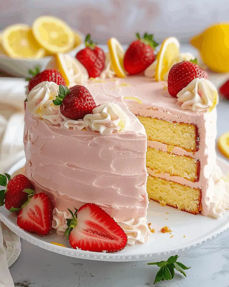 Strawberry Lemon Cake