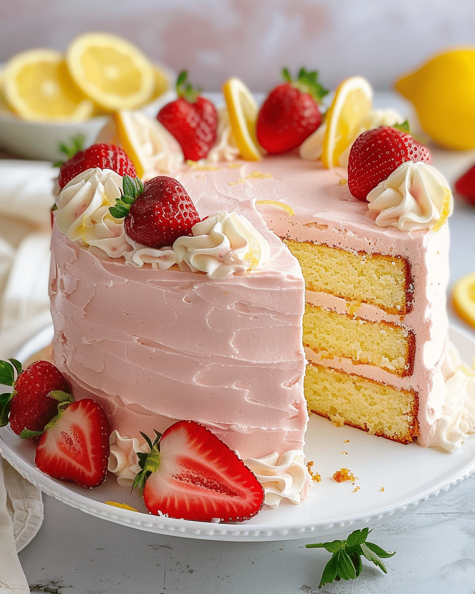 Strawberry Lemon Cake