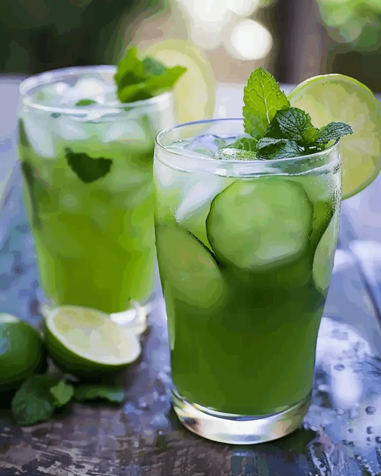 Cucumber Lime Mint Agua Fresca