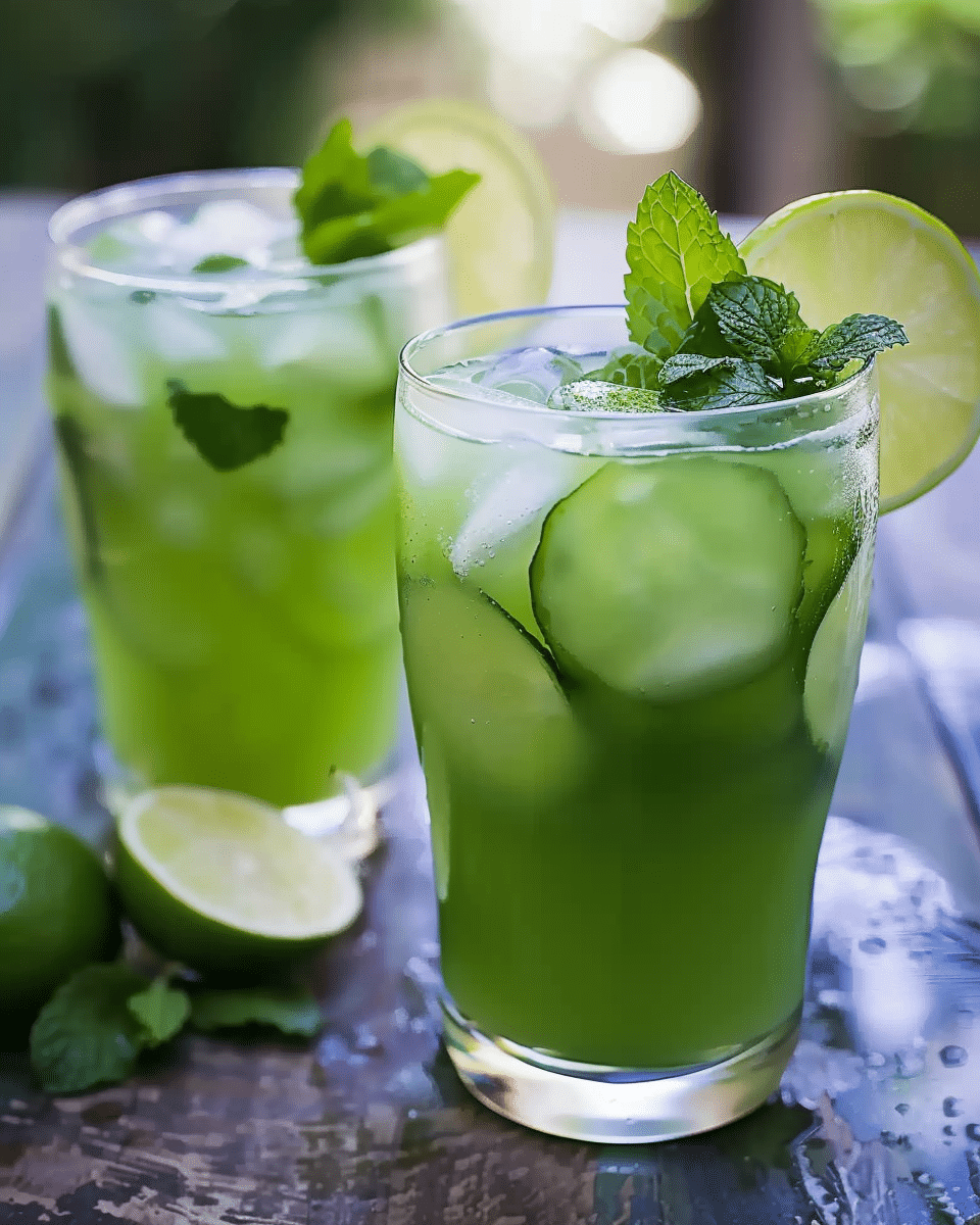 Cucumber Lime Mint Agua Fresca