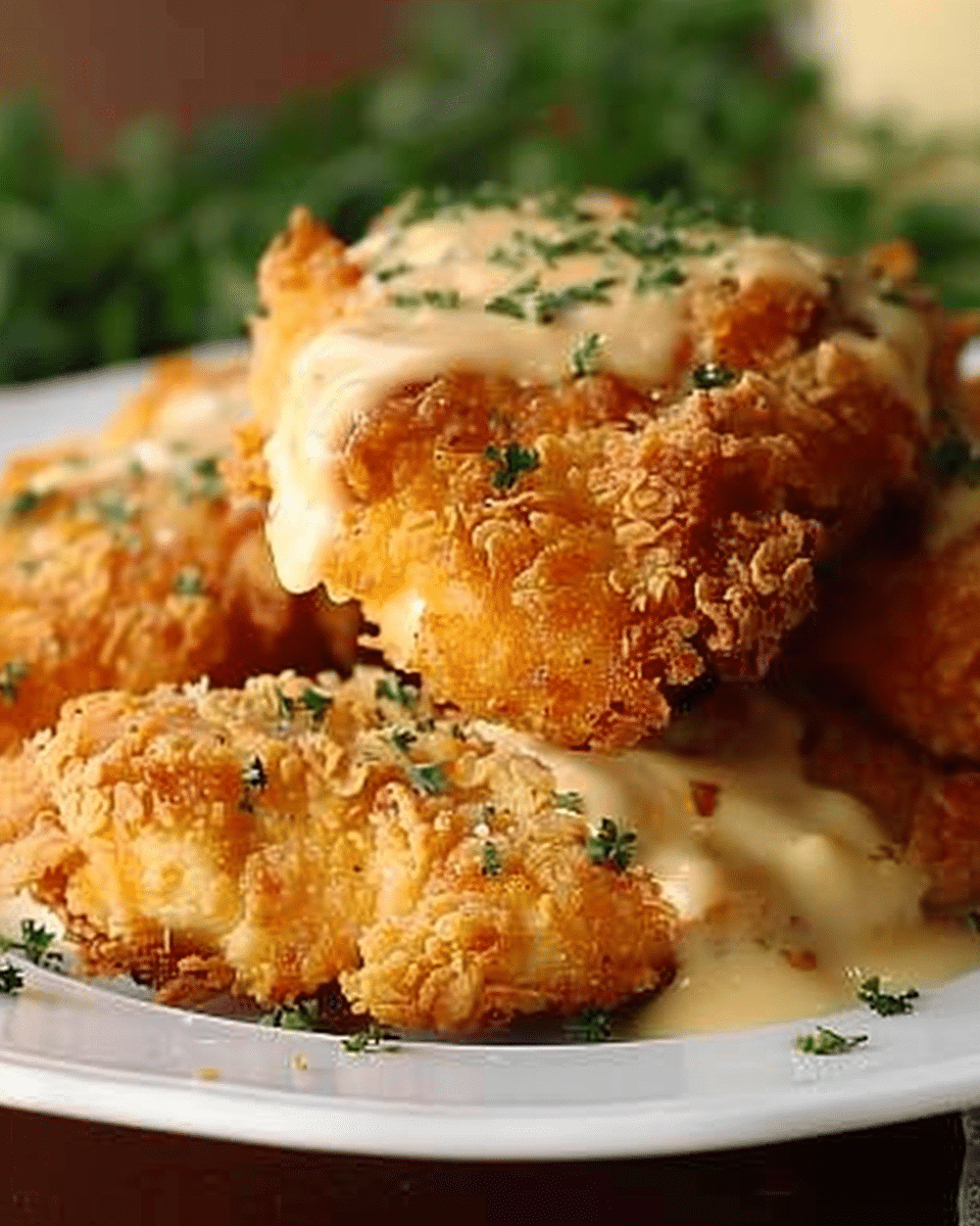 Baked Crispy Ritz Cracker Chicken