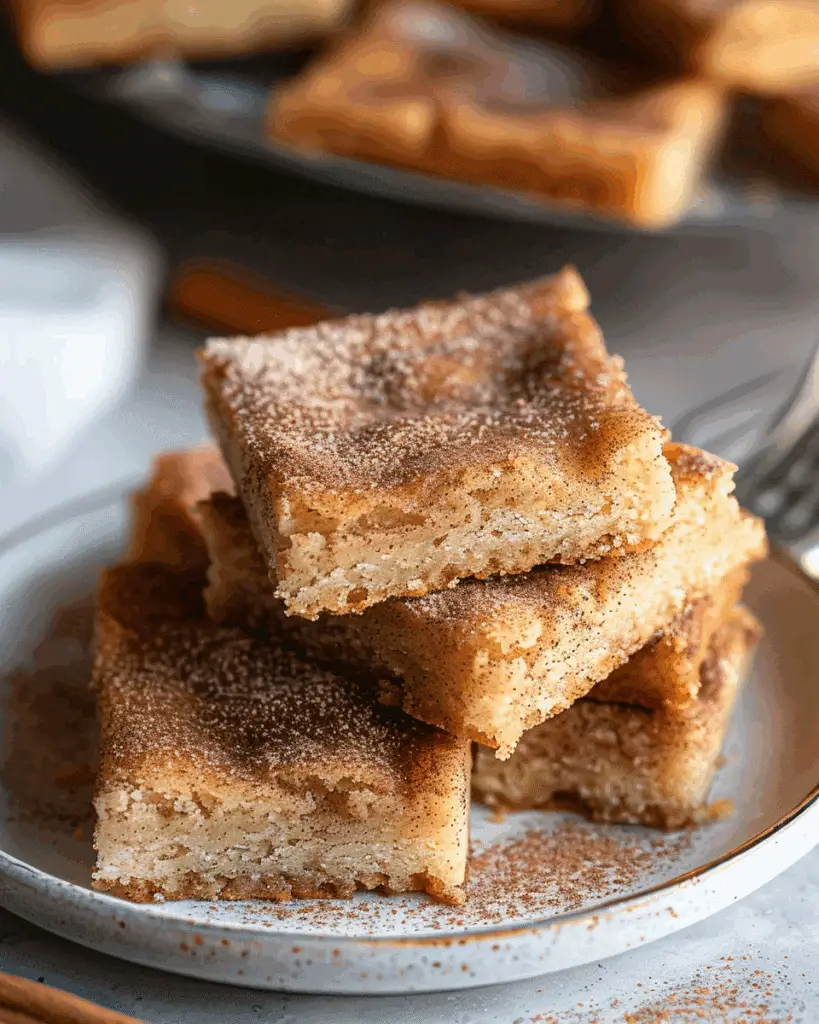 Chewy Snickerdoodle Bars