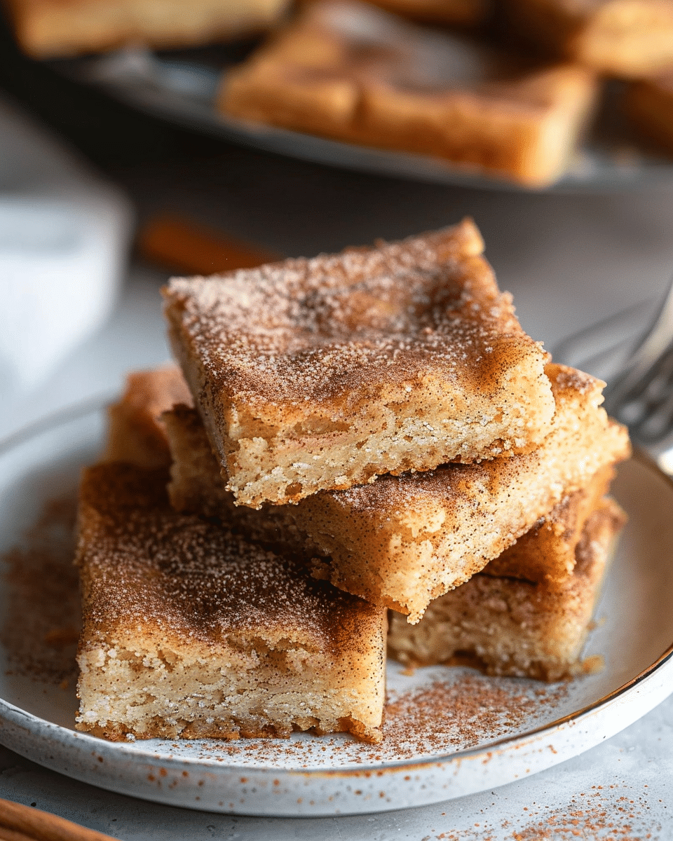 Chewy Snickerdoodle Bars