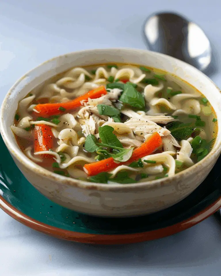 Chicken Noodle Soup for One