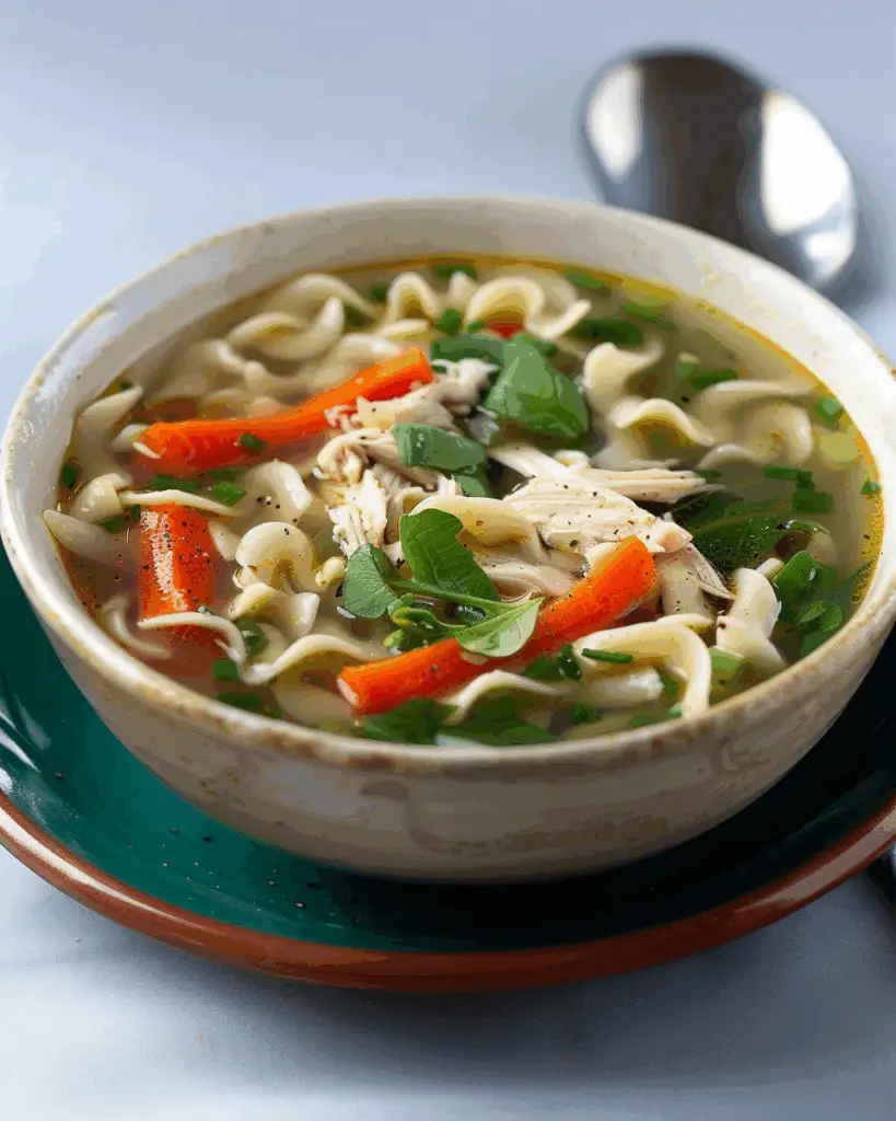 Chicken Noodle Soup for One