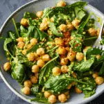 Chickpea Spinach Salad 