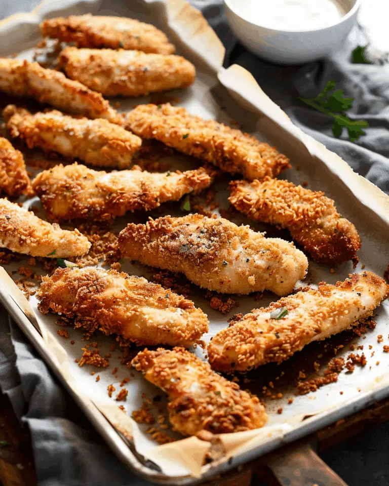 Easy Homemade Baked Chicken Tenders