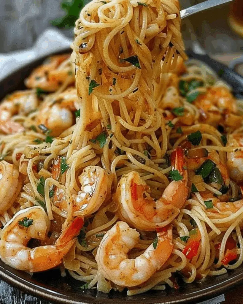 Garlic Shrimp Pasta