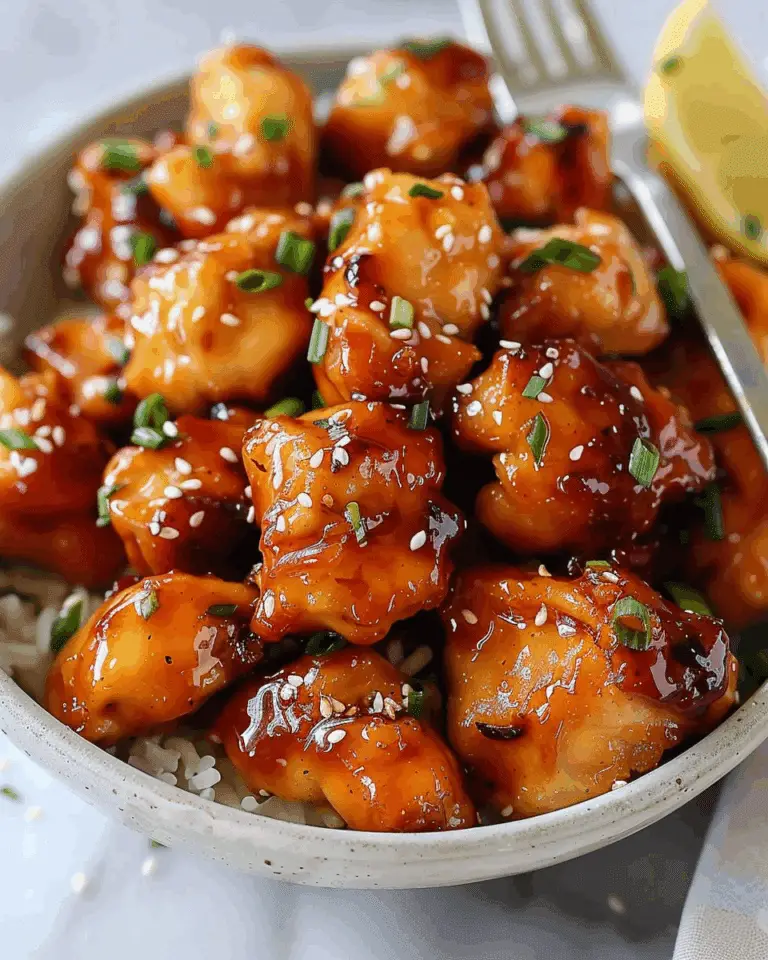 Honey Garlic Chicken Bites Recipe