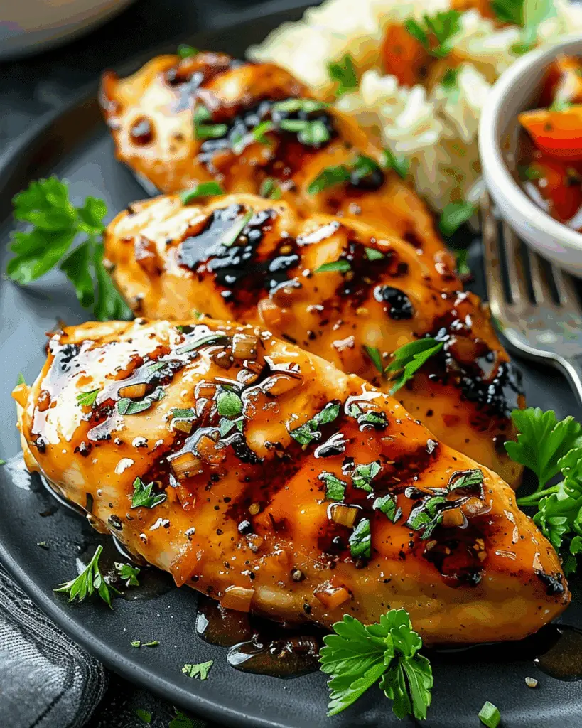 Honey Garlic Chicken Breasts