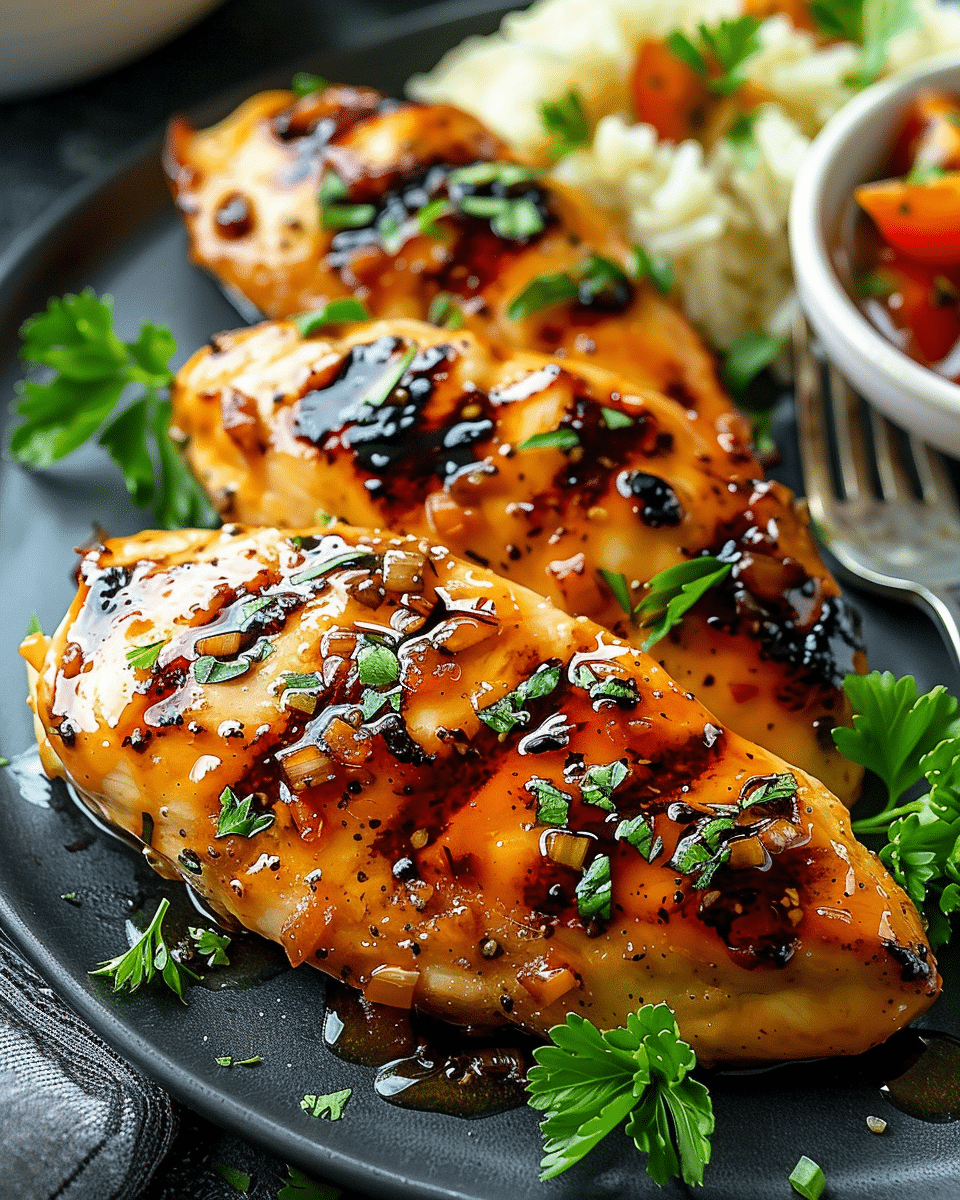 Honey Garlic Chicken Breasts
