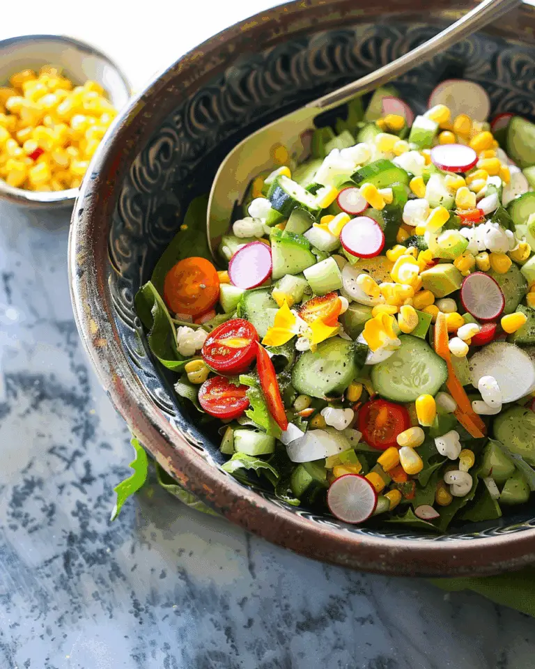 Spring Chopped Vegetable Salad