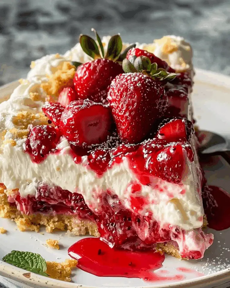 Strawberry Cheesecake Dump Cake