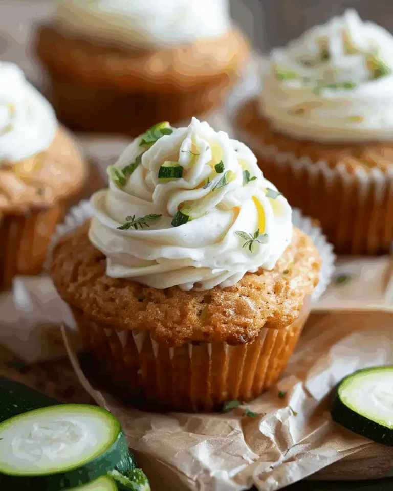 Zucchini Cupcakes with Cream Cheese Frosting