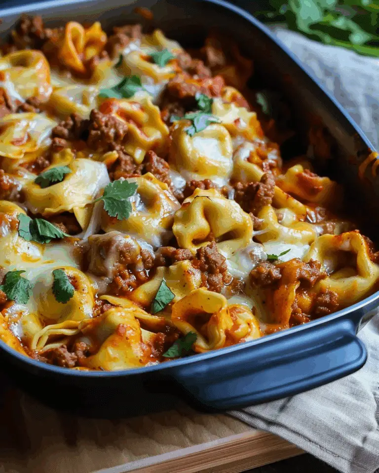 Cheesy Beef Enchiladas Tortellini