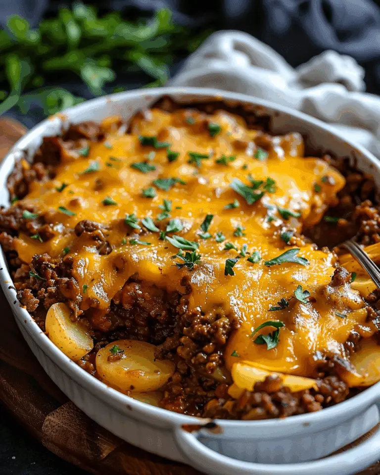 Cheesy Ground Beef and Potatoes