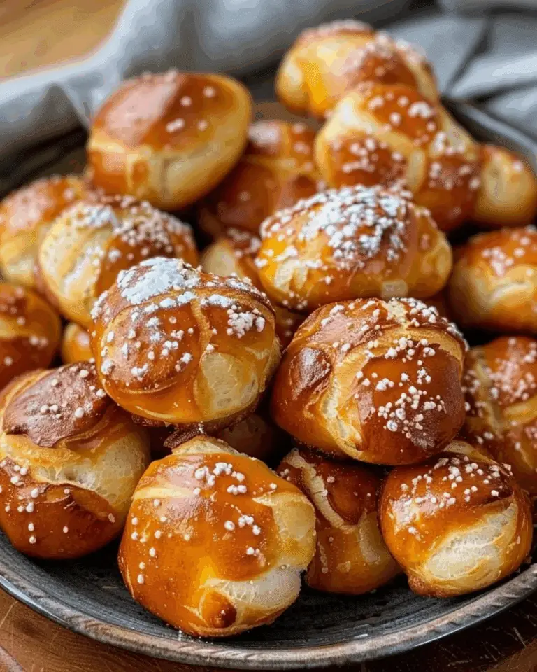 Easy Homemade Soft Pretzel Bites