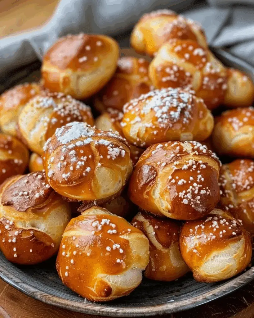 Easy Homemade Soft Pretzel Bites