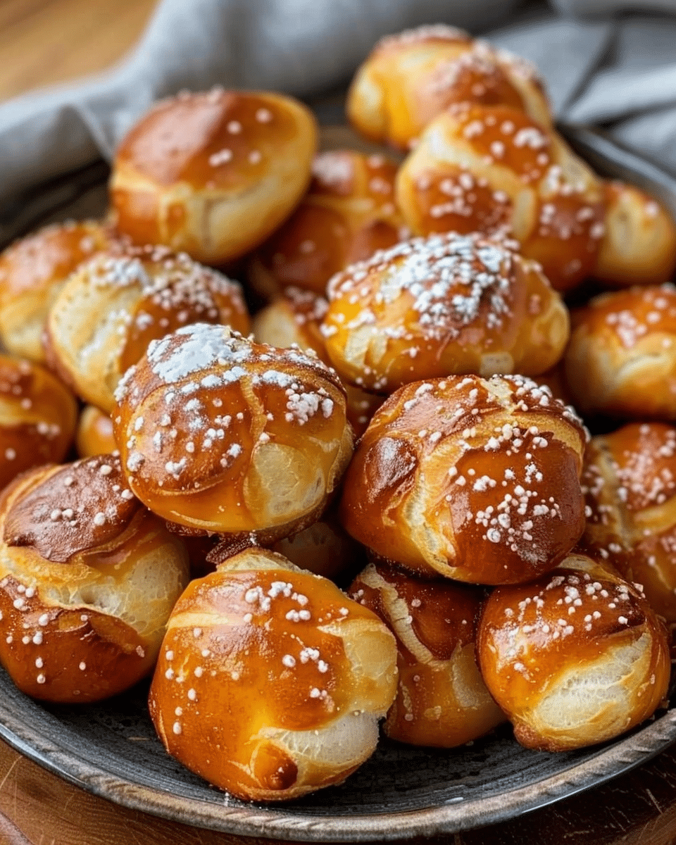 Easy Homemade Soft Pretzel Bites