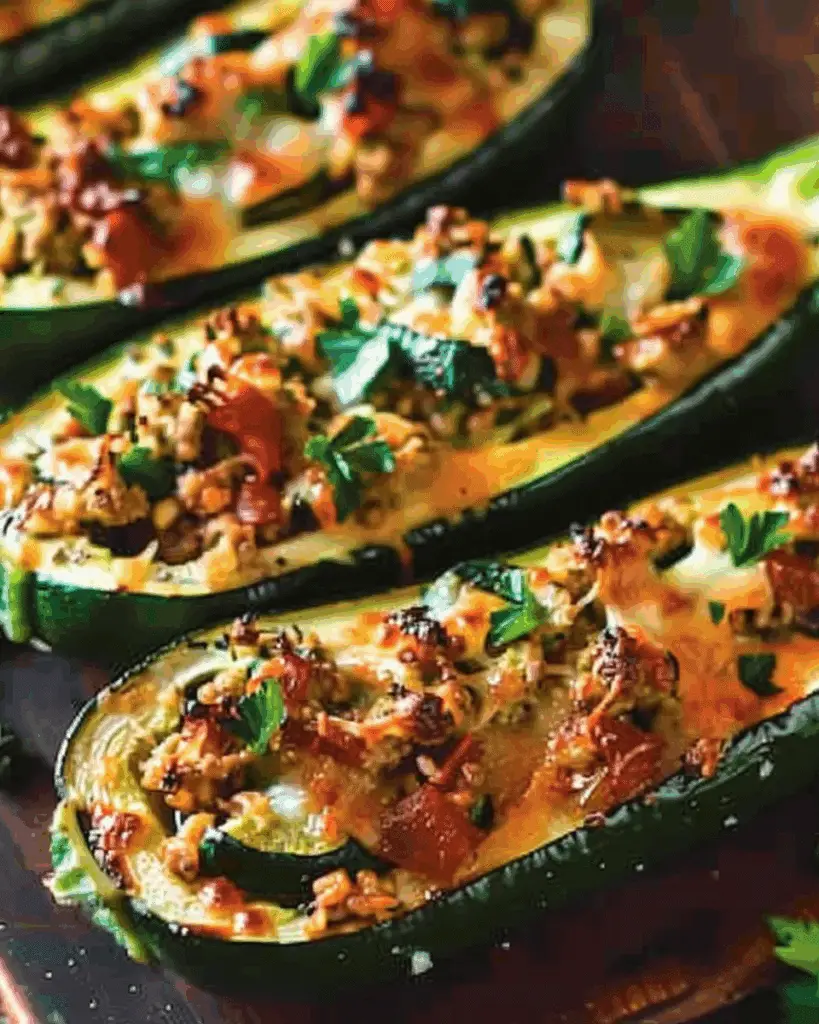 Mediterranean Stuffed Zucchini Recipe