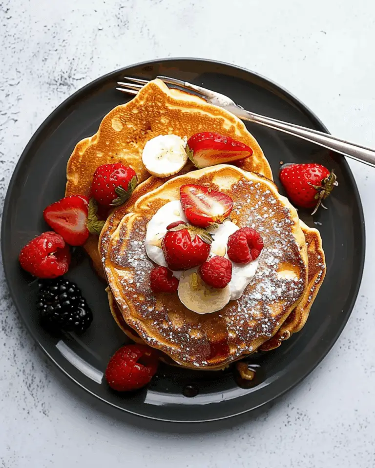 3-Ingredient Almond Butter Pancakes