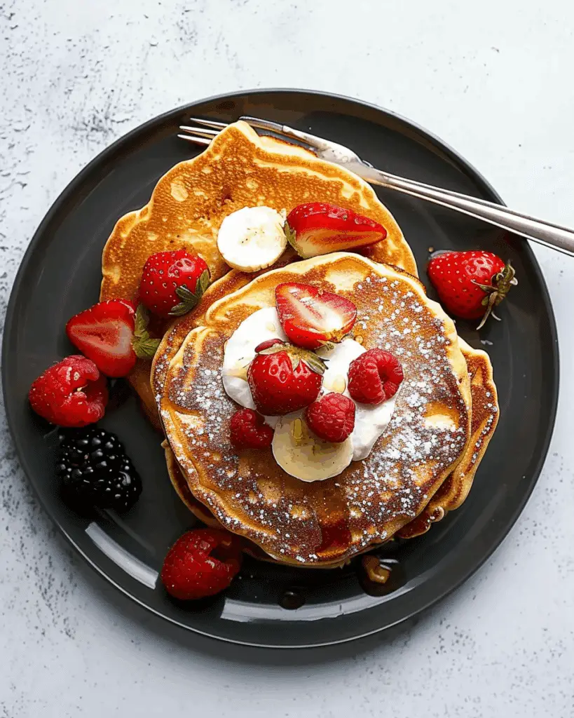 3-Ingredient Almond Butter Pancakes