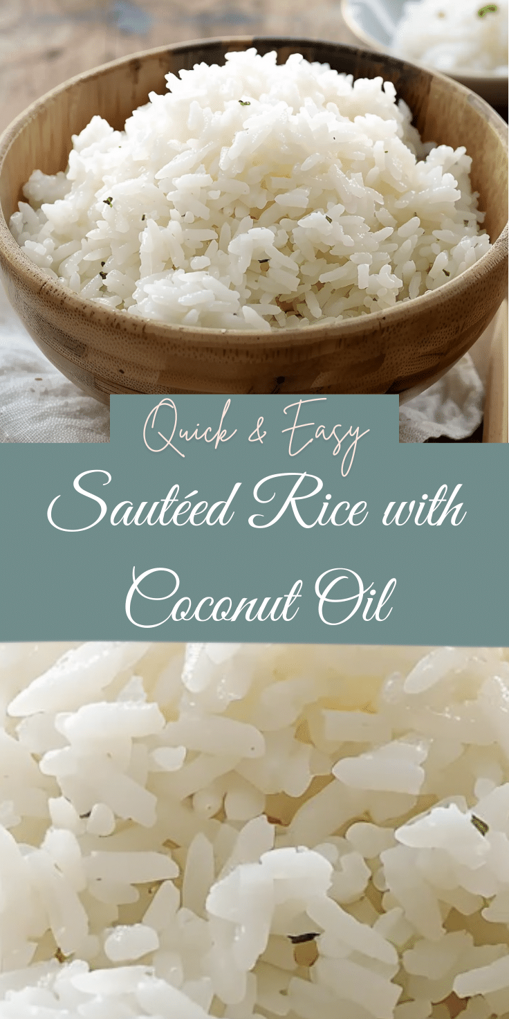 Simple Oil Rice Sautéed Rice with Coconut Oil | Meal Shine