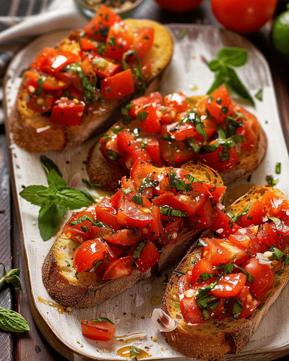 My Fave Easy Classic Bruschetta