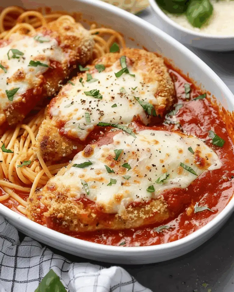 Healthy Baked Chicken Parmesan