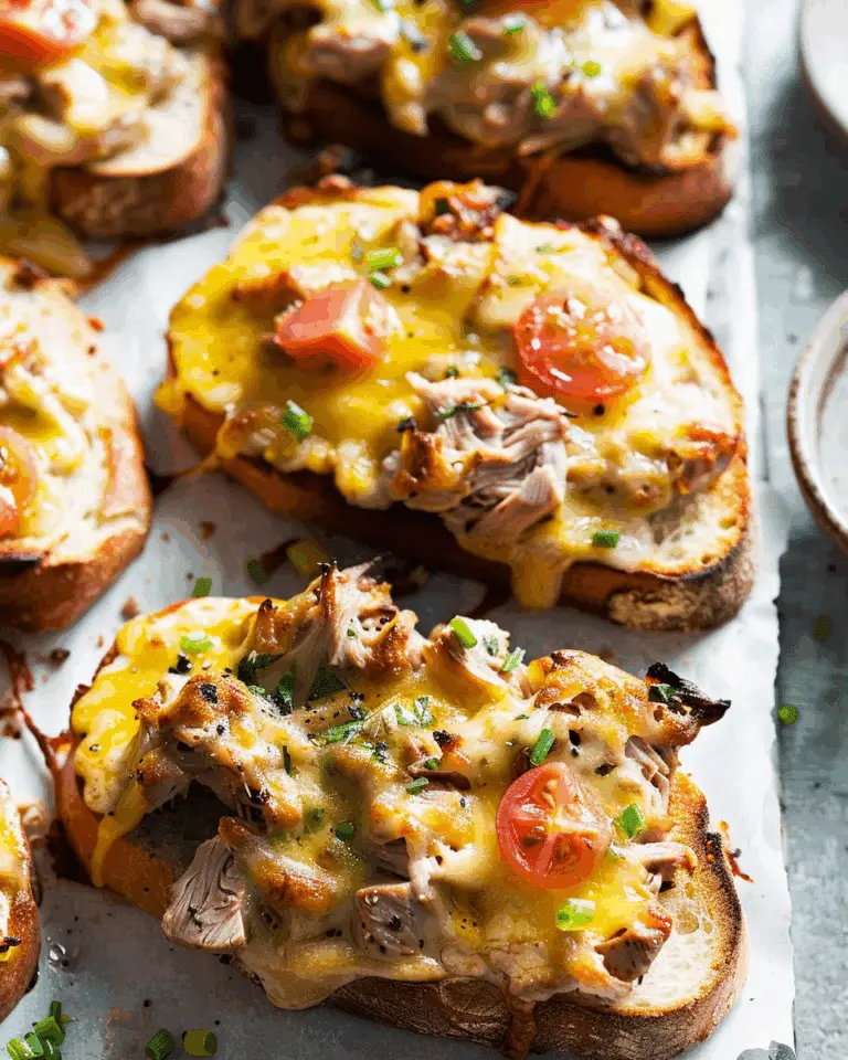 Sheet Pan Sourdough Tuna Melts