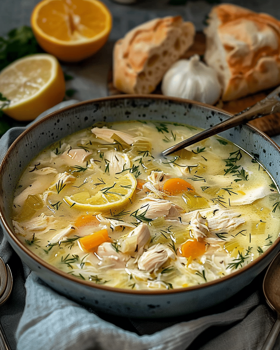 Avgolemono Greek Lemon Chicken Soup That Heals and Satisfies