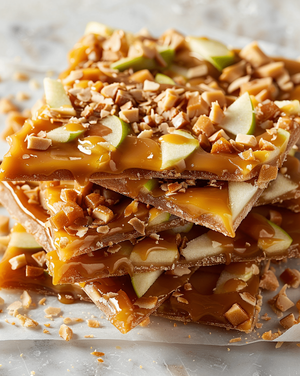Caramel Apple Bark